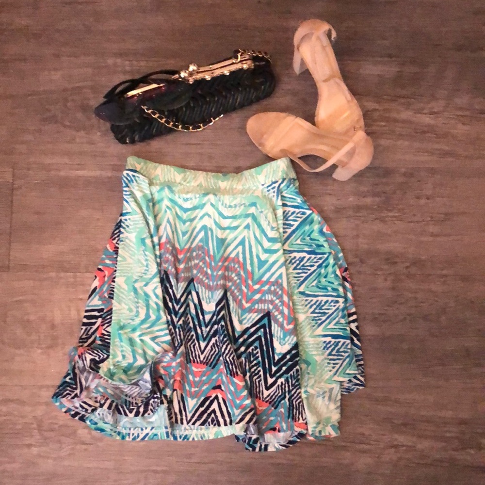 colourful skirt